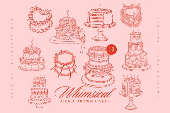 10 Coquette Wedding Birthday Cake Bundle: A Designer's Take