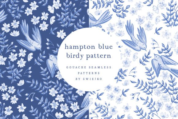 Elegant Hampton Blue Wedding Patterns for Your Projects