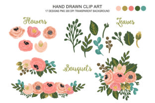 Elevate Your Designs with Wedding Floral Blush Pink Clipart