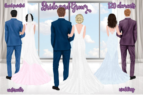 Elevate Your Wedding Designs with Premium Clipart