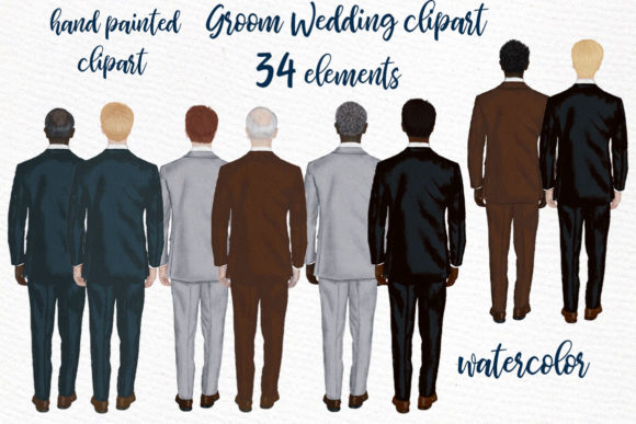 Timeless Groom Clipart: Elevate Wedding Designs