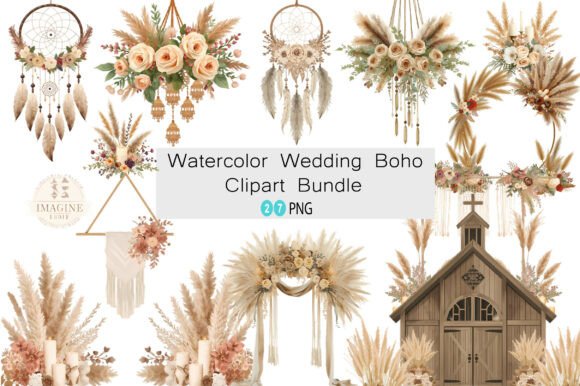 Watercolor Wedding Boho Clipart Bundle: A Designer’s Guide