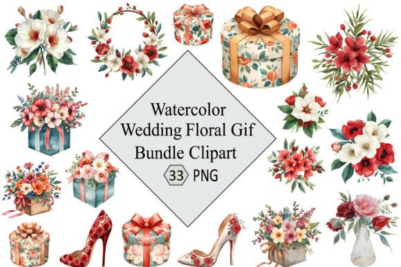 Watercolor Wedding Floral Gift: A Designer's Toolkit for Romantic Projects