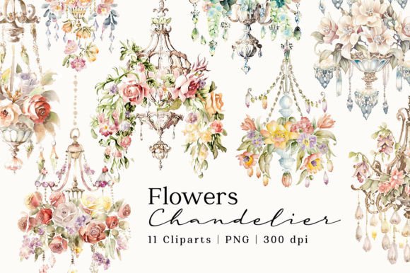 Wedding Flowers Chandelier Watercolor: A Designer's Guide