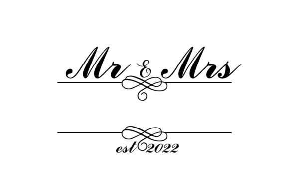 Wedding Mr. & Mrs. 2022 Split Monogram: A Designer's Guide
