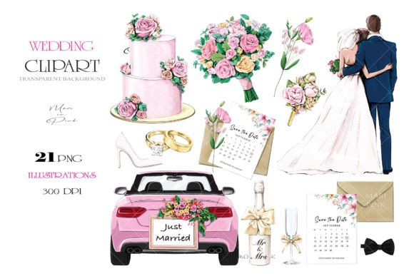Wedding Planner Stickers Wedding Clipart: Your Ultimate Design Toolkit